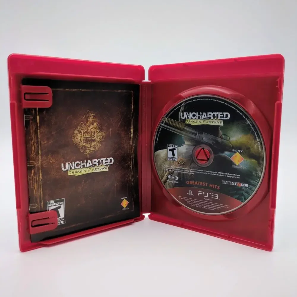 Uncharted: Drake's Fortune Greatest Hits PS3 Video Game Action Adventure CIB